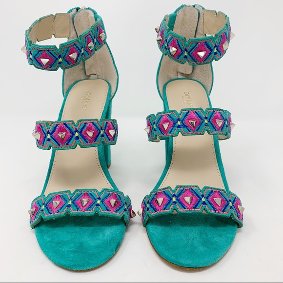 Botkier Shoes - Botkier New York Gigi Studded Suede Sandals Sz 6